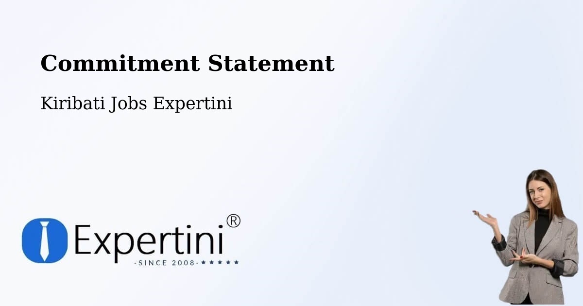 Corporate Commitment – Kiritimati - Kiribati Jobs Expertini